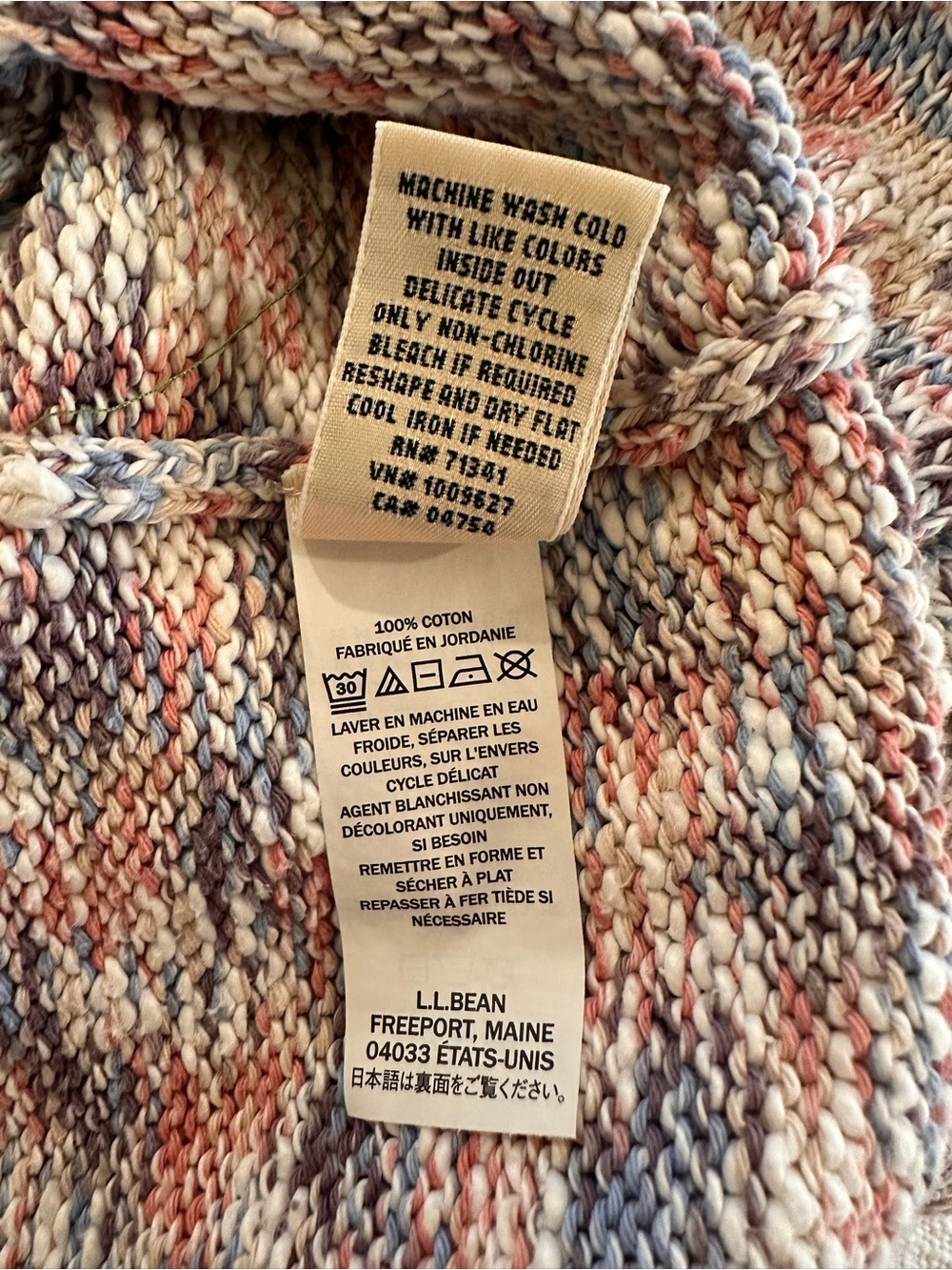 L.L.Bean Marled Cotton Turtleneck Sweater Size Small - Picture 8 of 10